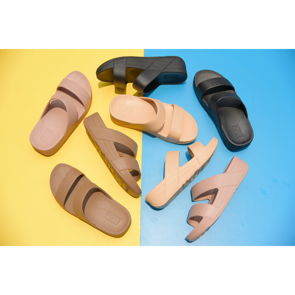 รองเท้าเเฟชั่นผู้หญิงเเบบเเตะ Flip Flop เเบบสวม No. 12241 NE&NA Collection Shoes