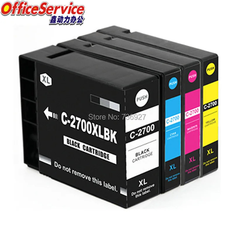 PGI-2700 pgi2700 2700XL ink Cartridge Compatible For Canon MAXIFY IB4070 iB4170 MB5070 MB5170 MB5370