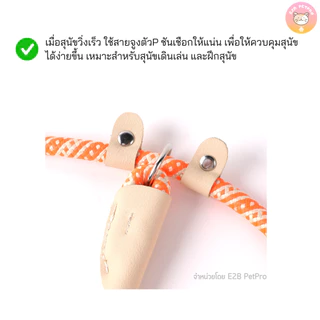 สายจูงสุนัข รูปตัวP สายจูงสัตว์เลี้ยงสำหรับฝึกสุนัข 11สี ยาว1.8เมตร A025