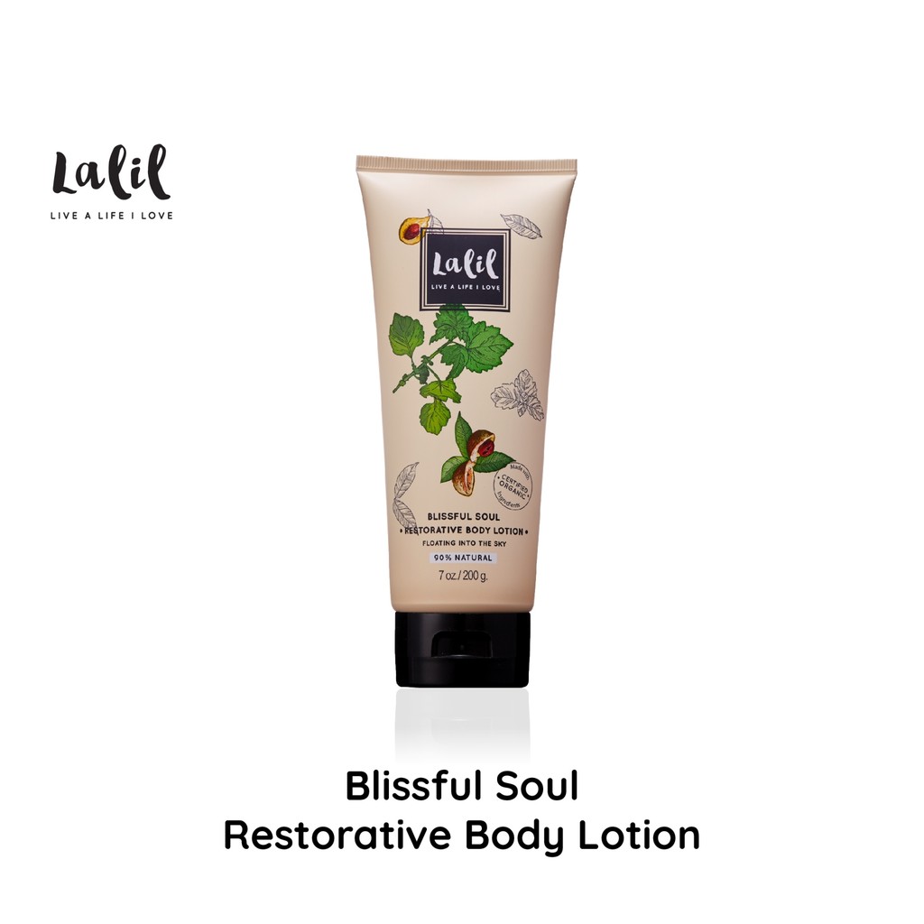 LALIL Blissful Soul Restorative Body Lotion 200g (โลชั่นฟื้นบำรุงผิว หอมละมุน เบาสบาย)