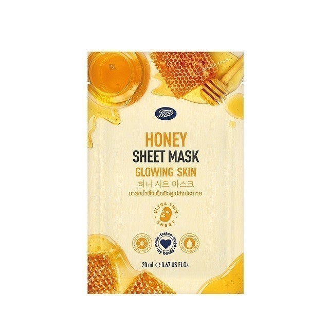 Boots Honey Sheet Mask บู๊ทส์ ฮันนี่ ชีท มาส์ก