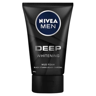 Nivea นีเวีย เมน ดีพ ไวท์เทนนิ่ง มัดโฟม 100 ก.