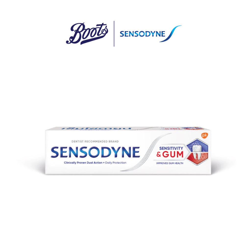 Sensodyne เซ็นโซดายน์ ยาสีฟัน เซ็นซิทิวิตี้ & กัม ขนาด 100 กรัม