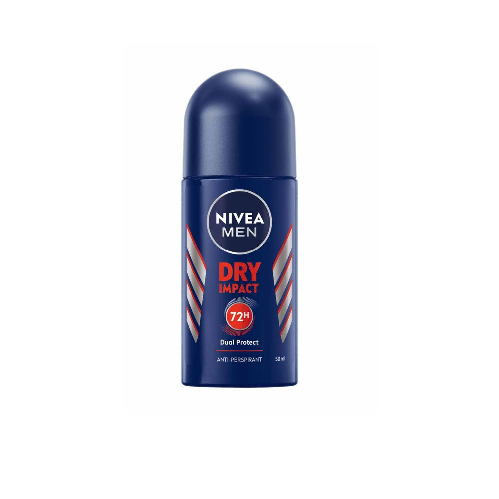 Nivea นีเวีย ฟอร์เมนโรลออนดรายสำหรับผู้ชาย 50มล.