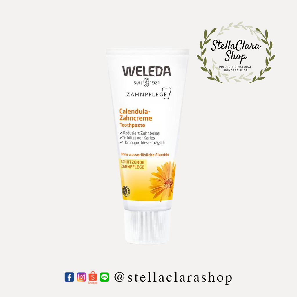 Weleda Calendula Toothpaste 75 ml (หมอายุ 07/2026)