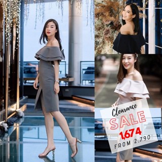 เดรส EL0901 Ivy Dress (ลด125 โค้ดWYAKPT) ชุดใส่เที่ยว ชุดออกงาน ชุดเพื่อนเจ้าสาว | Evalynbrand