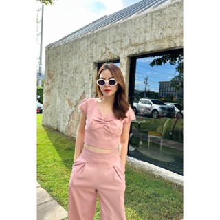 MyWay Brand : Set - Classic Rosie ไม่ต้องเผื่อไซส์นะคะ ใส่แบบรัดรูปพอดีตัวเป๊ะๆน้า **ตาราง Size เลื่อนดูที่รูปภาพน้า
