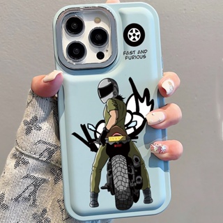 เคสโทรศัพท์มือถือ แบบนิ่ม ลายรถจักรยานยนต์ สําหรับ iPhone 14Promax 13 12 11 7Plus X XR xsmax