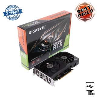 VGA GIGABYTE GEFORCE RTX 3060 TI WINDFORCE OC - 8GB GDDR6 ประกัน 3Y การ์ดจอ