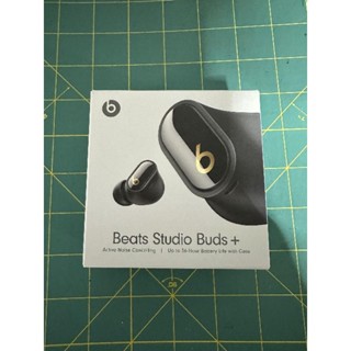 《ขายต่อค่ะ ของใหม่ในซีล》หูฟัง Beats Studio Buds + หูฟังตัดเสียงรบกวนแบบไร้สายที่แท้จริง — สีดำ/ทองจ