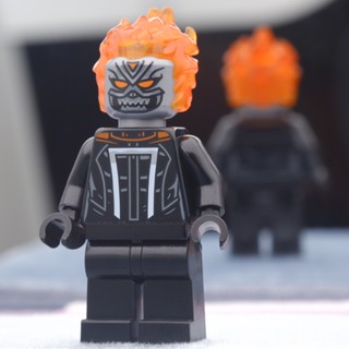 LEGO Ghost Rider Silver Head Hero Marvel