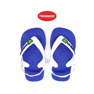 Havaianas รองเท้าแตะเด็ก BABY N.B. BRASIL LOGO FC PR MARINE BLUE รุ่น 41405772711 สีน้ำเงิน