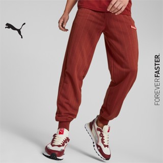 PUMA PRIME/SELECT - กางเกงขายาวผู้ชาย PUMA x COCA-COLA T7 Pants สีแดง - APP - 53616322