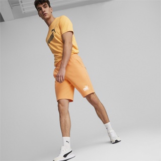 PUMA BASICS - กางเกงขาสั้นผู้ชาย Summer Splash 10 นิ้ว TR สีส้ม - APP - 67709946