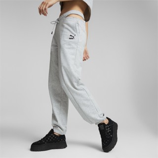 PUMA SPORT CLASSICS - การเกงวอร์มขาจั๊มผู้หญิง Dare To Sweatpants Women สีเทา - APP - 53563104