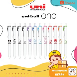 ถูกสุด ปากกาเจล Uni ball One ยูนิบอล วัน ขนาด 0.38 MM ลาย SANRIO หมึกดำ