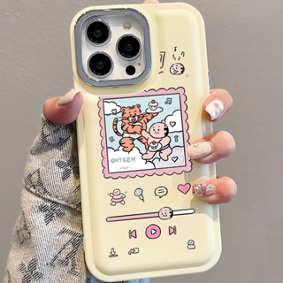 เคสโทรศัพท์มือถือ แบบนิ่ม ลายเสือน่ารัก สําหรับ iPhone 14Promax 13 12 11 7Plus X XR xsmax