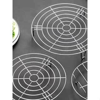 △☒₪304 สแตนเลสสตีลsteamer SteamerถาดSteamer Steamer Steamer Gridครัวเรือนหม้อหุงข้าวหนาสูงเท้านึ่งผักชั้นวาง