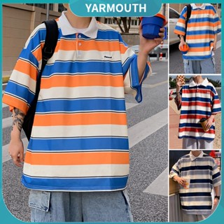 Yyr_ เสื้อยืด แบบสวมหัว สีพื้น