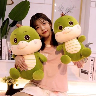 ใหม่ หมอนตุ๊กตาไดโนเสาร์ สีเขียว ของเล่น ของขวัญวันเกิด สําหรับเด็ก