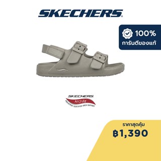 Skechers สเก็ตเชอร์ส รองเท้าแตะผู้หญิง Women Foamies Arch Fit Cali Breeze 2.0 Summer Vibe Sandals - 111597-DKTP Anti-Odor, Arch Fit, Dual-Density, Hanger Optional, Machine Washable, Luxe Foam