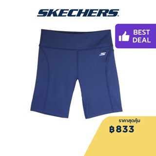 Skechers สเก็ตเชอร์ส กางเกงขาสั้น ซิปหลังผู้ชาย Men Short Tights Backzip Apparel - SP22Q4W380-PRBL