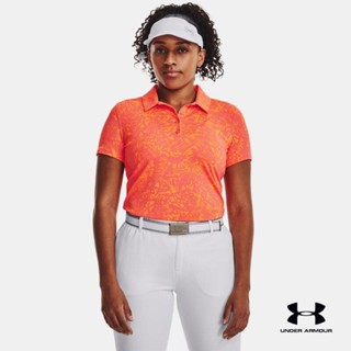 Under Armour Womens UA Playoff Printed Polo เสื้อโปโล UA Playoff Printed สำหรับผู้หญิง