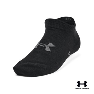 Under Armour UA Unisex Kids Essential 6-Pack No Show Socks อันเดอร์ อาร์เมอร์ ถุงเท้าสำหรับทุกเพศ