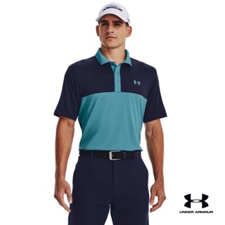 Under Armour UA Mens Performance 3.0 Colorblock Polo อันเดอร์ อาร์เมอร์ เสื้อออกกำลังกายสำหรับเล่นกอล์ฟ สำหรับผู้ชาย