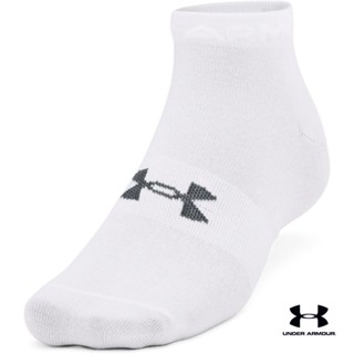 Under Armour UA Unisex Essential Low Cut Socks 3-Pack อันเดอร์ อาเมอร์ ถุงเท้าเทรนนิ่ง รุ่น Essential Low