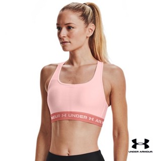 Under Armour UA Womens Armour® Mid Crossback Sports Bra อันเดอร์ อาเมอร์ บราเทรนนิ่ง สำหรับผู้หญิง รุ่น Mid Crossback