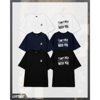 URTHE - เสื้อยืด แขนสั้น สกรีนลาย รุ่น MEMORIAL SONG