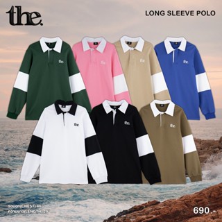 Urthe - เสื้อโปโลแขนยาว ทูโทน รุ่น POLO SHIRTS TWO TONE