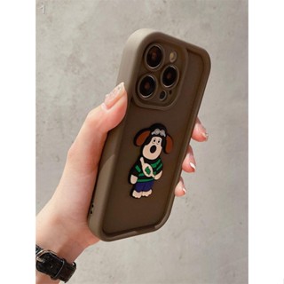 ใหม่ เคสโทรศัพท์มือถือ ลายการ์ตูนสุนัขน่ารัก สามมิติ สําหรับ Iphone 14promax 13 15pro 14pro