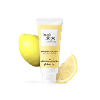 PHILOSOPHY Hands Of Hope กลิ่น Hand Cream Lemon Custard Hand Cream 30ml. โลชั่นบำรุงมือ ครีมบำรุงมือ ครีมทามือ