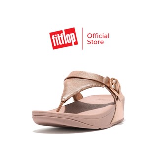 FITFLOP LULU ADJUSTABLE LEATHER รองเท้าแตะแบบหูหนีบผู้หญิง รุ่น ES8-323 สี GOLD