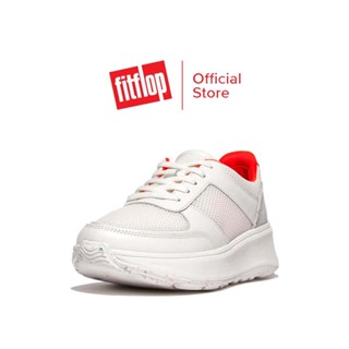 FITFLOP F MODE E01 LIMITED EDITION รองเท้าผ้าใบผู้หญิง รุ่น FR3-646 สี WHITE MIX