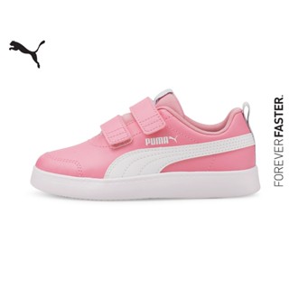 PUMA KIDS - รองเท้ากีฬาเด็ก Courtflex V2 Trainers สีชมพู - FTW - 37154323