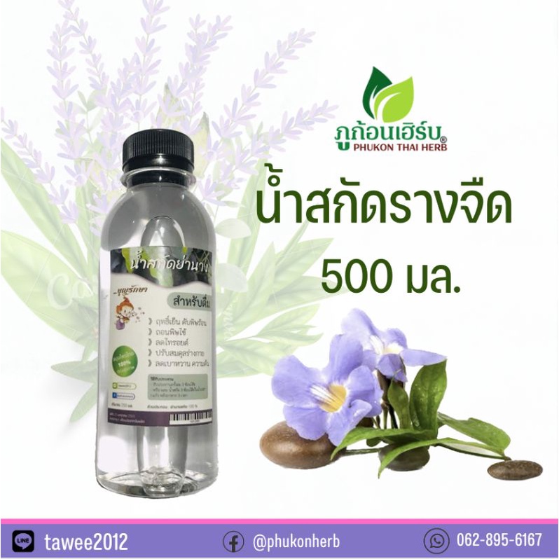 น้ำย่านาง น้ำเตยหอม น้ำรางจืด น้ำสมุนไพรสกัดเข้มข้น ล้างสารพิษ ตราบุญรักษา น้ำสมุนไพรธรรมชาติบำบัด