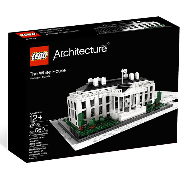 LEGO Architecture 21006 White House(*** มือ2*ของแท้100%)
