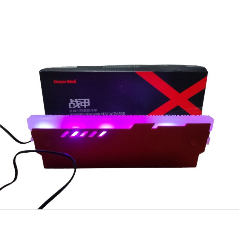 ( ร้านไทย 🇹🇭 พร้อมส่ง ) ฮีทซิงค์ ระบายความร้อน RAM ไฟ RGB