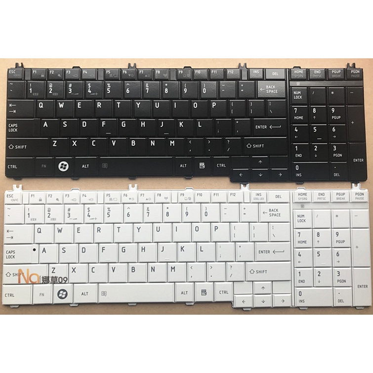 คีย์บอร์ด Toshiba L650 L655 L660 L660 L670 C650 C660 C655 C650D L750