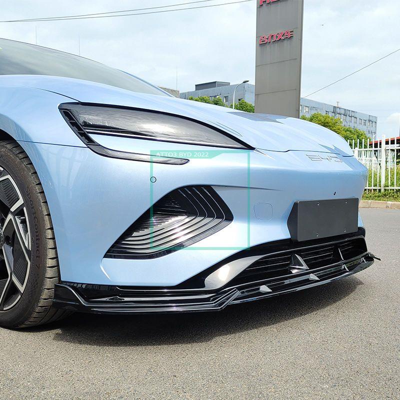 [2023 Seal BYD] พลั่วตกแต่งด้านหน้า  front lip ชุดสปอร์ตดัดแปลงขนาดเล็กรอบทิศทางป้องกันการชน Black Warrior ชิ้นส่วน