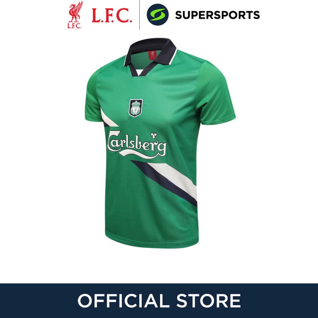 LIVERPOOL FOOTBALL CLUB เสื้อแข่งผู้ชายทีมลิเวอร์พูล Retro ชุดเยือน ฤดูกาล 1999/2000