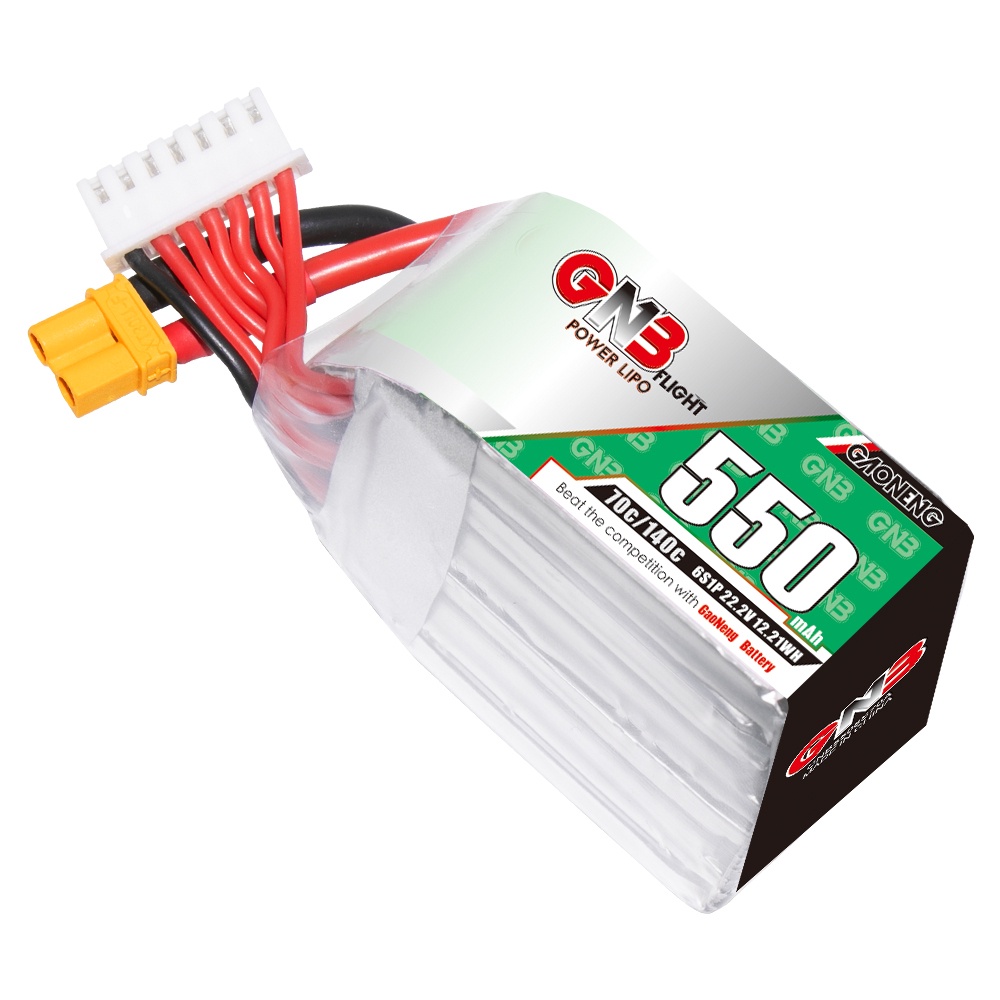 ✷GAONENG GNB 6S 22.2V 550mAh 70C 140C XT30 RC LiPo Battery FPV DRONE RC CAR