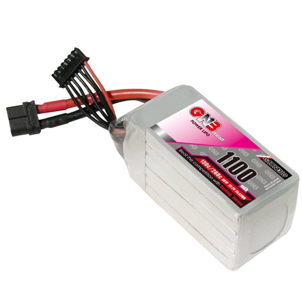 ✰GAONENG GNB 1100MAH 6S 6S1P 22.2V 130C XT60 RC LiPo Battery FPV Drone RC RACING