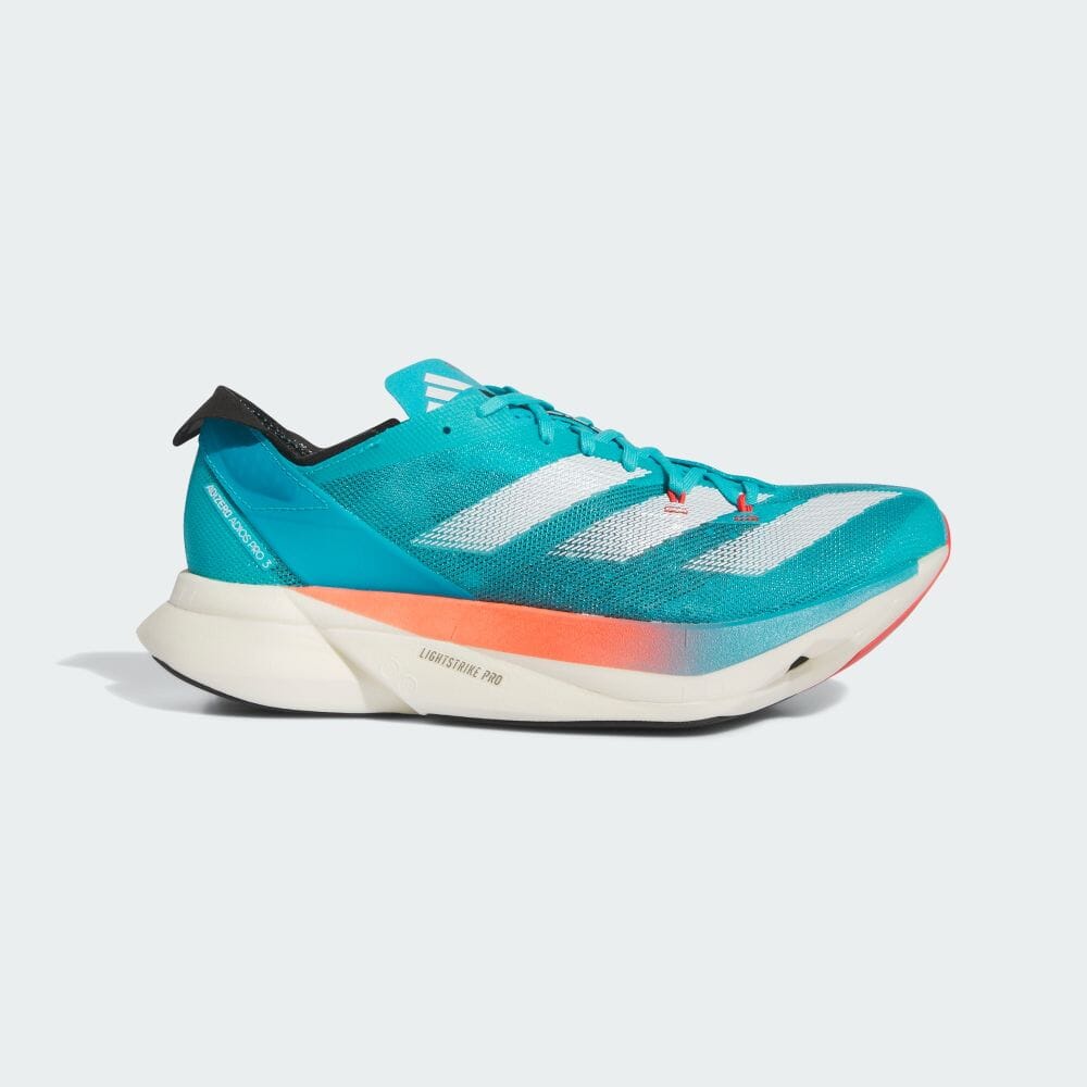 Adidas Adizero Adios Pro 3 W Lucid Cyan รองเท้าผ้าใบลําลอง เหมาะกับการวิ่ง เล่นกีฬา สําหรับสตรี Id8473
