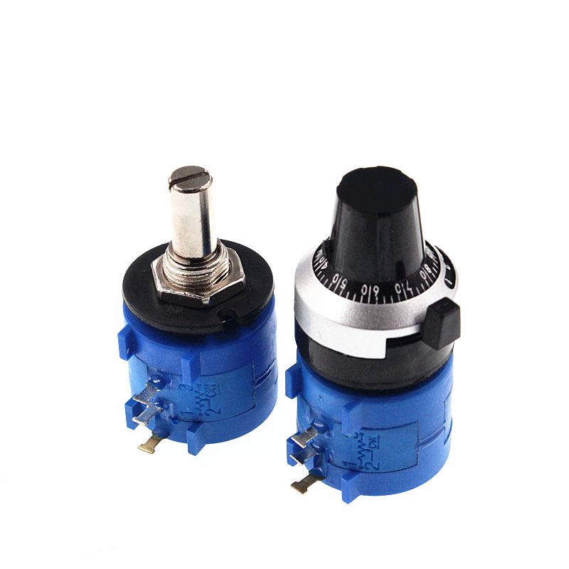 ✐¤Precision multi-turn wire-wound potentiometer 3590S-2-103L 502L 104L 1K5K10K100K scale knob