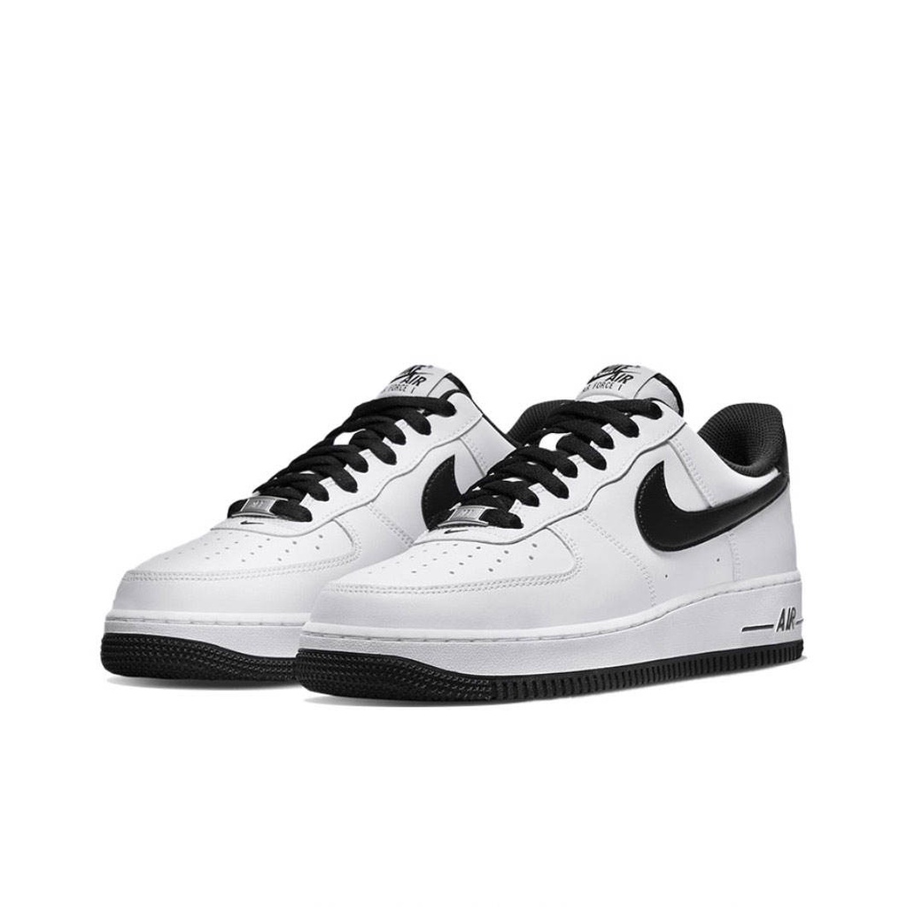 ▧Nike/Nike AF1 Air Force รองเท้าผ้าใบหุ้มข้อต่ำสำหรับผู้ชายและผู้หญิงอินเทรนด์อเนกประสงค์สีขาวและดำ DH7561-102