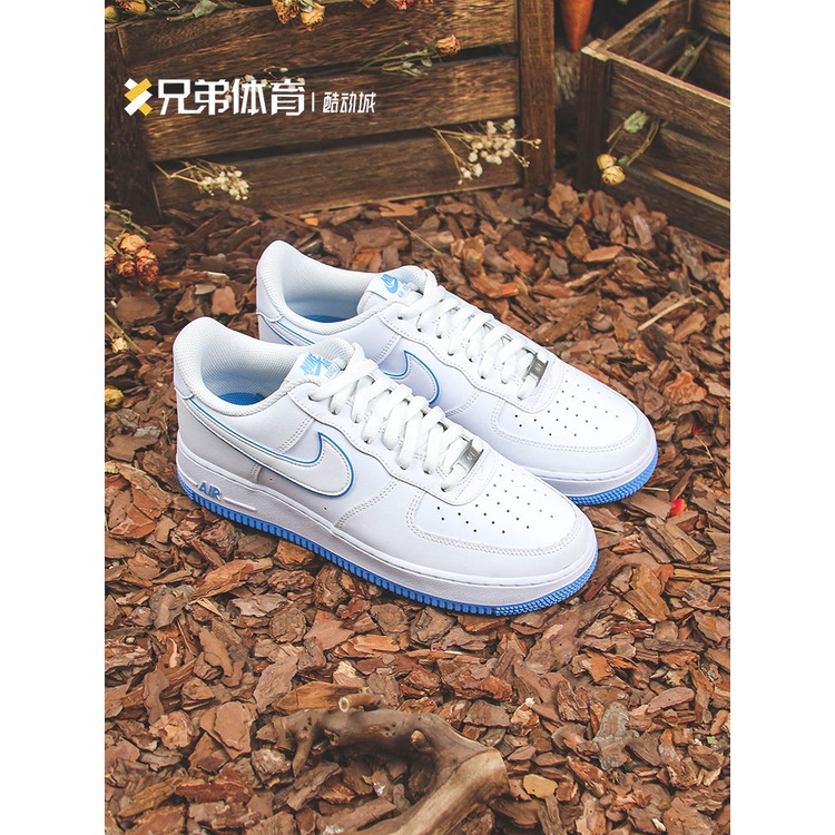 ✒Brother Sports Nike Air Force 1 Low AF1 University Blue รองเท้าผ้าใบหุ้มข้อต่ำ DV0788-101